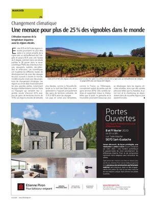 Une menace pour plus de 25% des vignobles dans le monde