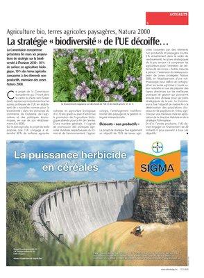 La stratégie «biodiversité» de l’UE décoiffe… La stratégie «biodiversité» de l’UE décoiffe…