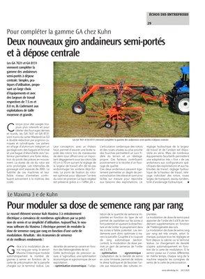 Pour moduler sa dose de semence rang par rang Pour moduler sa dose de semence rang par rang