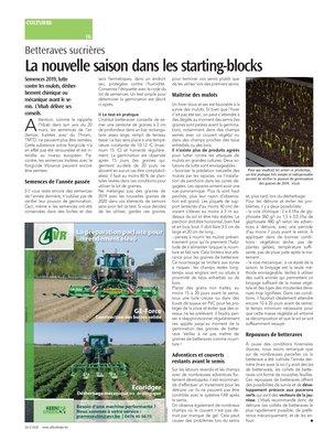 La nouvelle saison dans les starting-blocks La nouvelle saison dans les starting-blocks