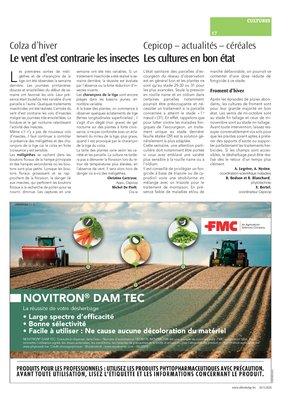 Le vent d’est contrarie les insectes Le vent d’est contrarie les insectes