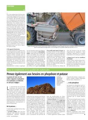 Pensez également aux besoins en phopshoreetpotasse Pensez également aux besoins en phopshoreetpotasse