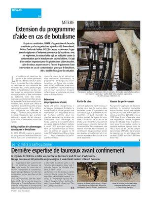 Extension du programme d’aide en cas de botulisme Extension du programme d’aide en cas de botulisme