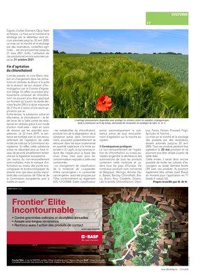 L’horizon s’obscurcit pour nombre de substances L’horizon s’obscurcit pour nombre de substances