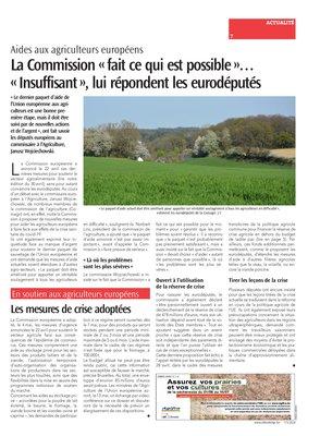 La Commission «fait ce qui est possible»…«Insuffisant», lui répondent les eurodéputés La Commission «fait ce qui est possible»…«Insuffisant», lui répondent les eurodéputés