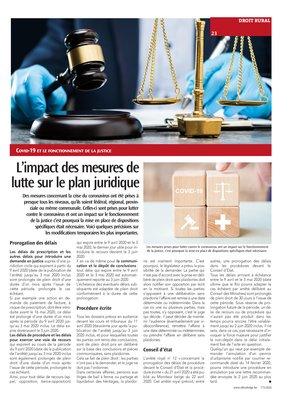 L’impact des mesures delutte sur le plan juridique L’impact des mesures delutte sur le plan juridique