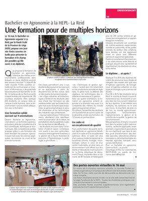 Des portes ouvertes virtuelles le 16 mai Des portes ouvertes virtuelles le 16 mai