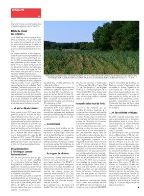 L’organisation météorologique mondiale pointe l’urgence de lutter contre les changements climatiques L’organisation météorologique mondiale pointe l’urgence de lutter contre les changements climatiques