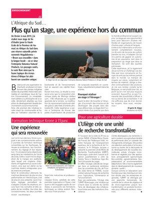 Une expérience qui sera renouvelée Une expérience qui sera renouvelée