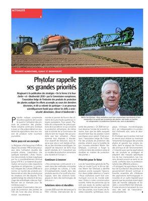 Phytofar rappelleses grandes priorités Phytofar rappelleses grandes priorités