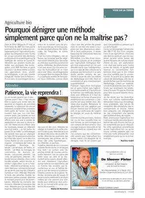 Pourquoi dénigrer une méthode simplement parce qu’on ne la maîtrise pas? Pourquoi dénigrer une méthode simplement parce qu’on ne la maîtrise pas?