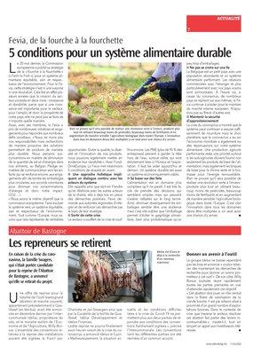 5 conditions pour un système alimentaire durable 5 conditions pour un système alimentaire durable
