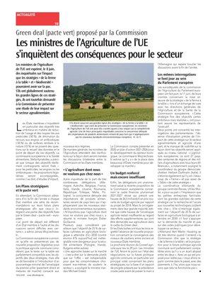 Les ministres de l’Agriculture de l’UEs’inquiètent des conséquences pour le secteur Les ministres de l’Agriculture de l’UEs’inquiètent des conséquences pour le secteur