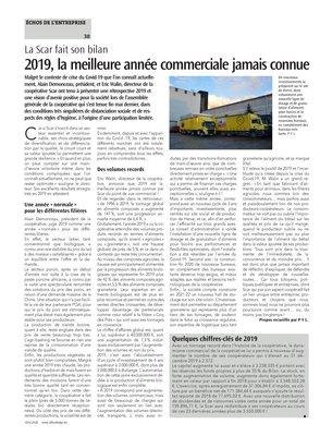 2019, la meilleure année commerciale jamais connue 2019, la meilleure année commerciale jamais connue