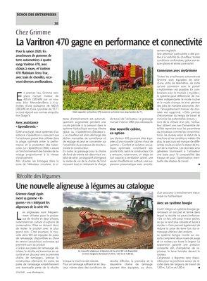 Une nouvelle aligneuse à légumes au catalogue Une nouvelle aligneuse à légumes au catalogue