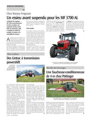 Une faucheuse-conditionneuse de 4m chez Pöttinger Une faucheuse-conditionneuse de 4m chez Pöttinger