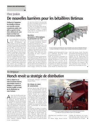 De nouvelles barrières pour les bétaillères Betimax De nouvelles barrières pour les bétaillères Betimax