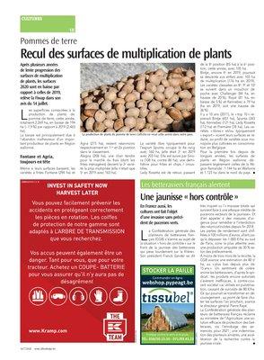 Recul des surfaces de multiplication de plants Recul des surfaces de multiplication de plants