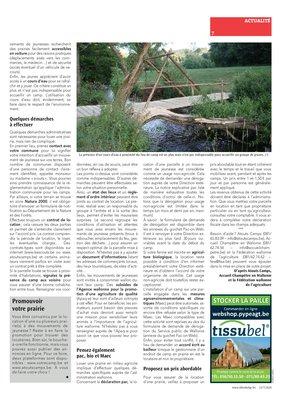 Comment et pourquoiconsacrer une prairieà l’accueil de scouts? Comment et pourquoiconsacrer une prairieà l’accueil de scouts?