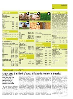 La pac perd 5 milliards d’euros, à l’issue du Sommet à Bruxelles La pac perd 5 milliards d’euros, à l’issue du Sommet à Bruxelles