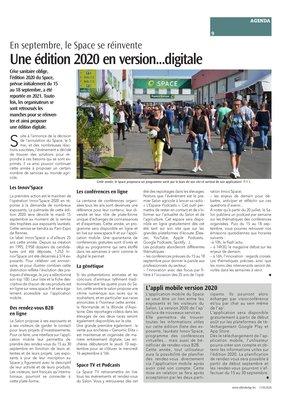 Une édition 2020 en version...digitale Une édition 2020 en version...digitale