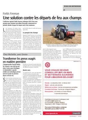 Une solution contre les départs de feu aux champs