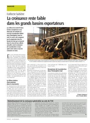 La croissance reste faibledans les grands bassins exportateurs La croissance reste faibledans les grands bassins exportateurs