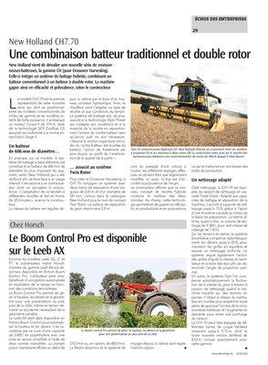 Une combinaison batteur traditionnel et double rotor Une combinaison batteur traditionnel et double rotor