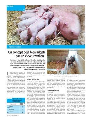Un concept déjà bien adoptépar un éleveur wallon! Un concept déjà bien adoptépar un éleveur wallon!