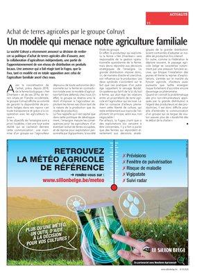 Un modèle qui menace notre agriculture familiale Un modèle qui menace notre agriculture familiale