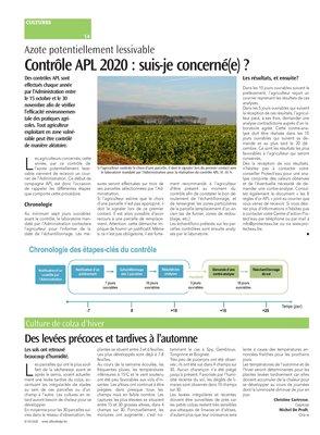Des levées précoces et tardives à l’automne Des levées précoces et tardives à l’automne