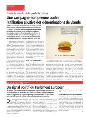 Un signal positif du Parlement Européen Un signal positif du Parlement Européen