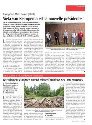 Sieta van Keimpema est la nouvelle présidente! Sieta van Keimpema est la nouvelle présidente!