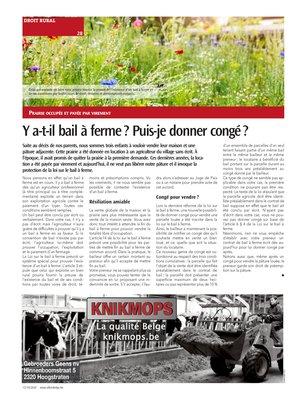 Y a-t-il bail à ferme? Puis-je donner congé? Y a-t-il bail à ferme? Puis-je donner congé?