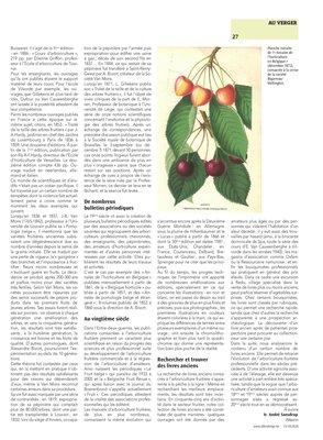 Les ouvrages anciens, véritables témoinsde l’évolution des connaissances fruitières Les ouvrages anciens, véritables témoinsde l’évolution des connaissances fruitières