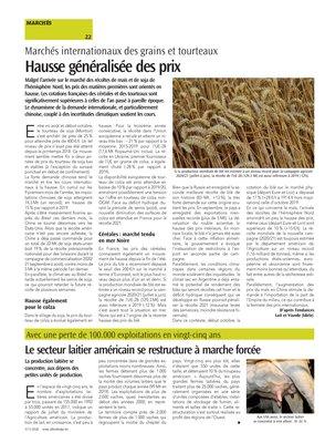 Hausse généralisée des prix Hausse généralisée des prix
