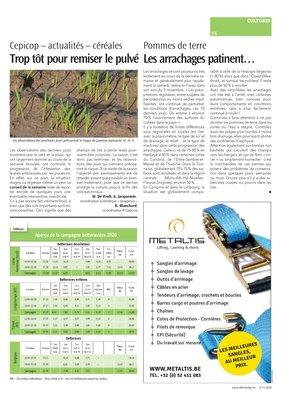 Les arrachages patinent… Les arrachages patinent…