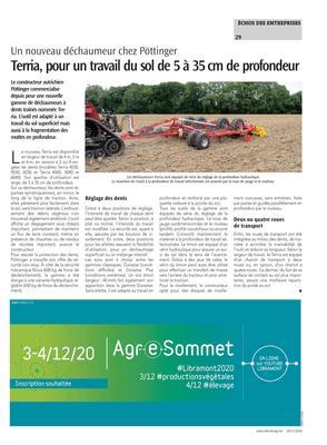 Terria, pour un travail du sol de 5 à 35cm de profondeur Terria, pour un travail du sol de 5 à 35cm de profondeur