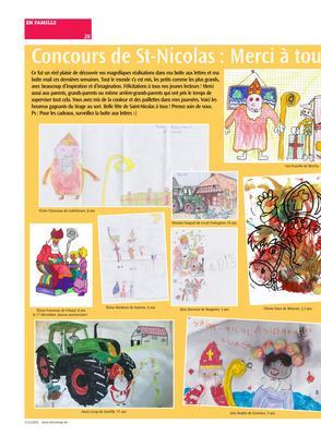 Concours de St-Nicolas: Merci à tous pour vos jolis dessins!