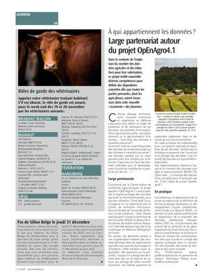 Large partenariat autourdu projet OpEnAgro4.1 Large partenariat autourdu projet OpEnAgro4.1