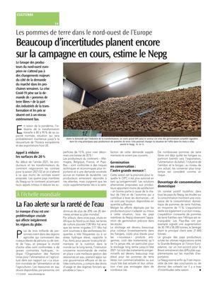 Beaucoup d’incertitudes planent encoresur la campagne en cours, estime le Nepg Beaucoup d’incertitudes planent encoresur la campagne en cours, estime le Nepg