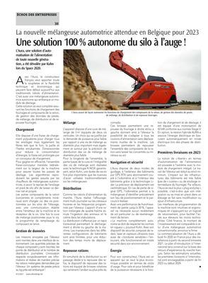 Une solution 100% autonome du silo à l’auge! Une solution 100% autonome du silo à l’auge!
