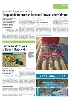 Coupure de tronçons et lutte anti-érosion chez Grimme Coupure de tronçons et lutte anti-érosion chez Grimme