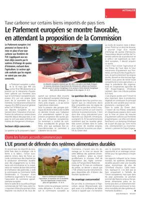 L’UE promet de défendre des systèmes alimentaires durables L’UE promet de défendre des systèmes alimentaires durables
