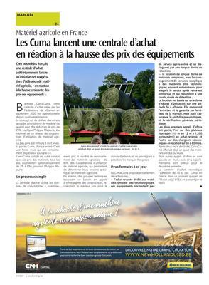 Les Cuma lancent une centrale d’achaten réaction à la hausse des prix des équipements Les Cuma lancent une centrale d’achaten réaction à la hausse des prix des équipements