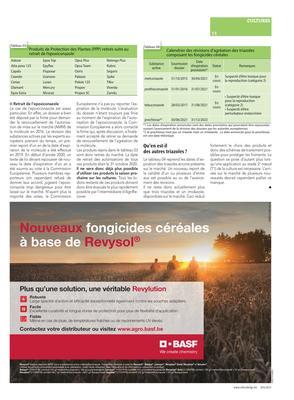 Le point sur les substances en fin d’agréation Le point sur les substances en fin d’agréation