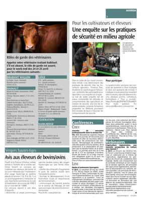 Avis aux éleveurs de bovins/ovins Avis aux éleveurs de bovins/ovins