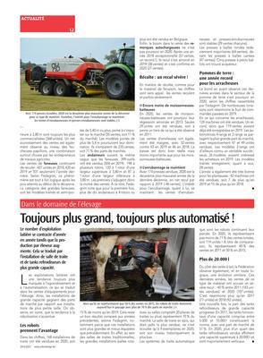 Toujours plus grand, toujours plus automatisé! Toujours plus grand, toujours plus automatisé!