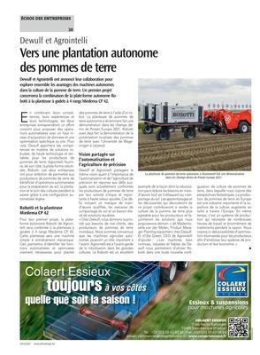 Vers une plantation autonomedes pommes de terre Vers une plantation autonomedes pommes de terre