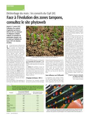 Face à l’évolution des zones tampons,consultez le site phytoweb Face à l’évolution des zones tampons,consultez le site phytoweb
